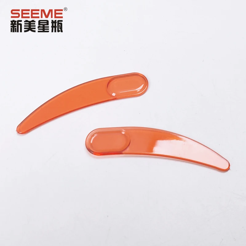 Custom White Pink Purple Green Black Plastic Spatula Face Cream Mask Mixing Spoon Cosmetic Spatulas Makeup Spoon