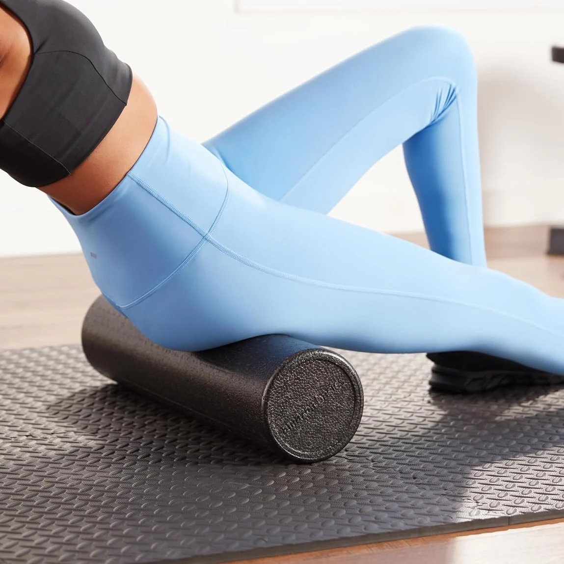 Custom Basics High-Density Round Fitness Massage Yoga Wheel Column EPP Foam Roller Exercise Massage Muscle Recovery