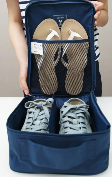 
Custom Travel Waterproof Shoe Bag Pouch Polyester Bag with Shoe Compartment Dust Bag Shoe with Factory Price 