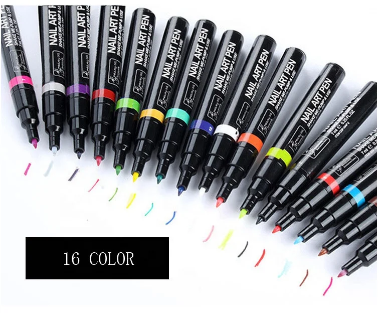 Ручка для дизайна ногтей по низкой цене, кисть для 3D ногтей, инструменты, ручка для УФ гель-лака для ногтей