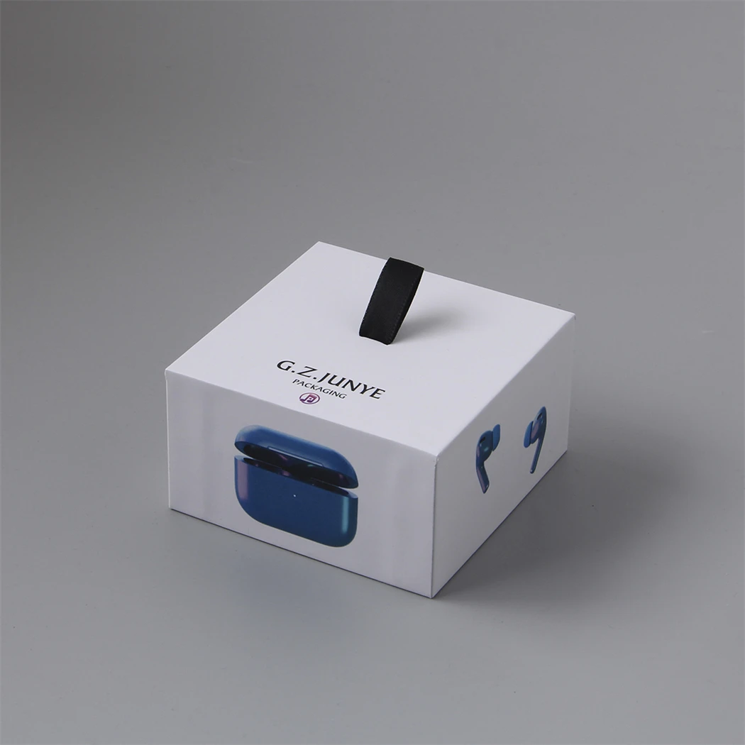 Hot customized Logo luxury strap watch earphones hair extension display wood mini bluetooth print paper headset gift boxes