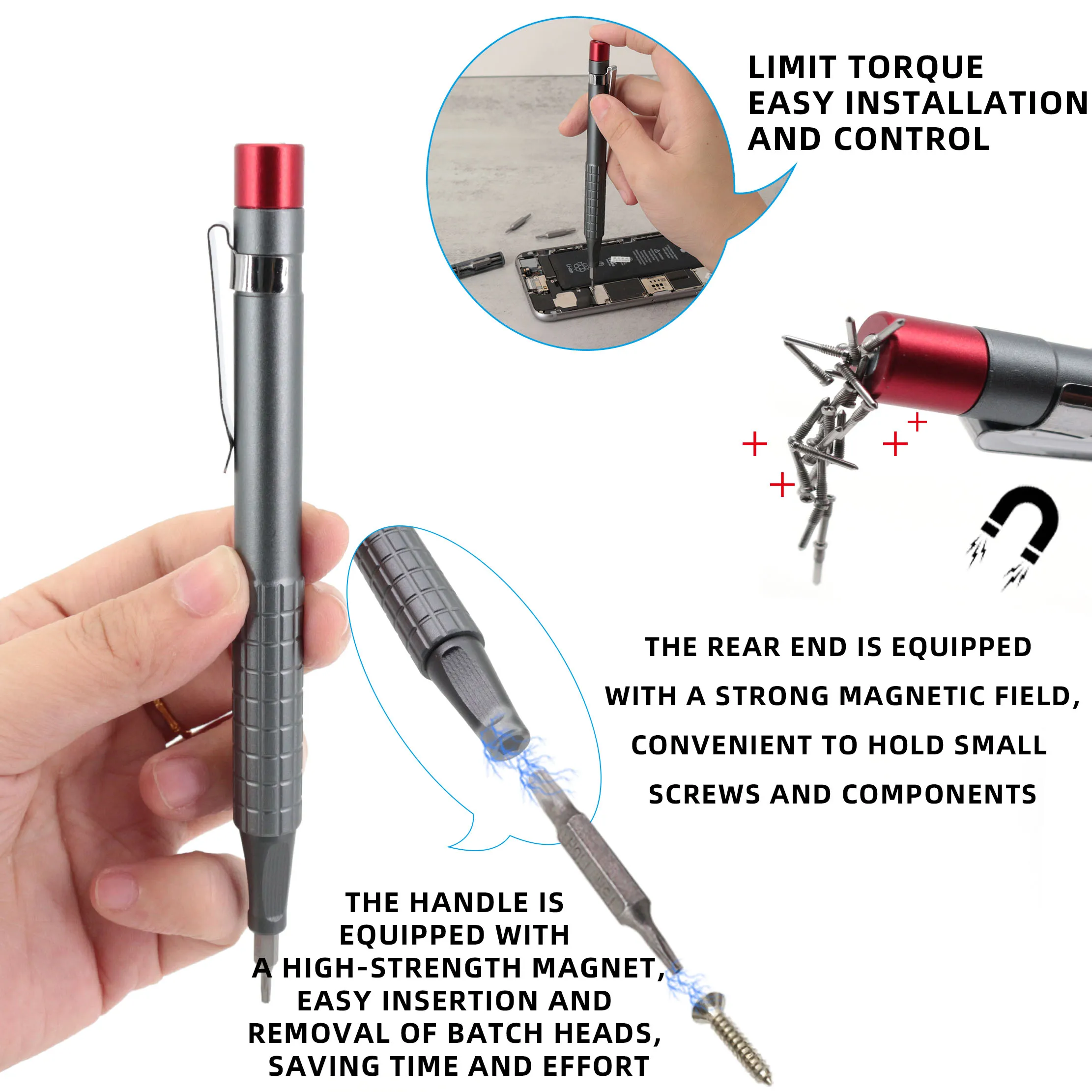 12 in 1 Small Screw Drivers Phone Repair Tools Multi Bits Precision Pen Screwdriver Set for Computer Laptop Camera UVA Repairing