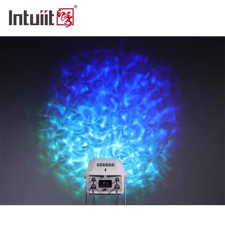 Guangzhou 7 colors colorful wave shining LED water ripple wave stage light water wave projector light