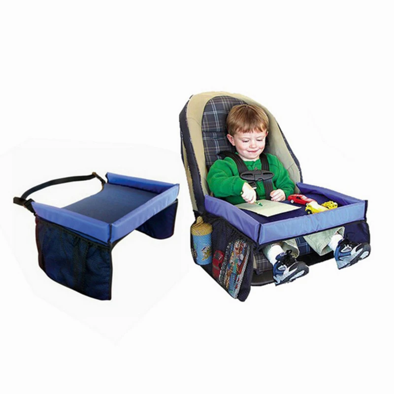 
Wholesale Waterproof Baby Car Seat Stroller Travel Tray Organizer Kids Car Food Holder Children Portable Table For Car Storage 