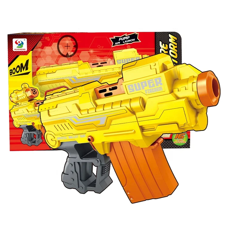 Exciting Electric Airsoft Shooting Game Safe Adult Toy Gun With Soft Bullet