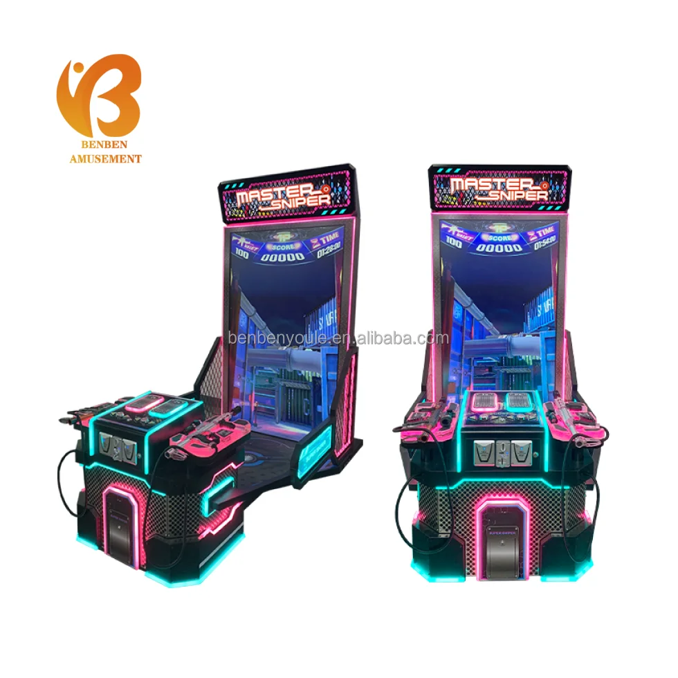 High Quality Coin Operated Two Players Battle Arcade Gun Target Shooting Games Machine For Sale