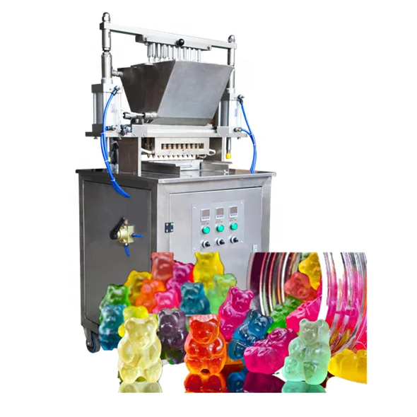 Semi-automatic min lab use bear pectin candy gummy maker machine