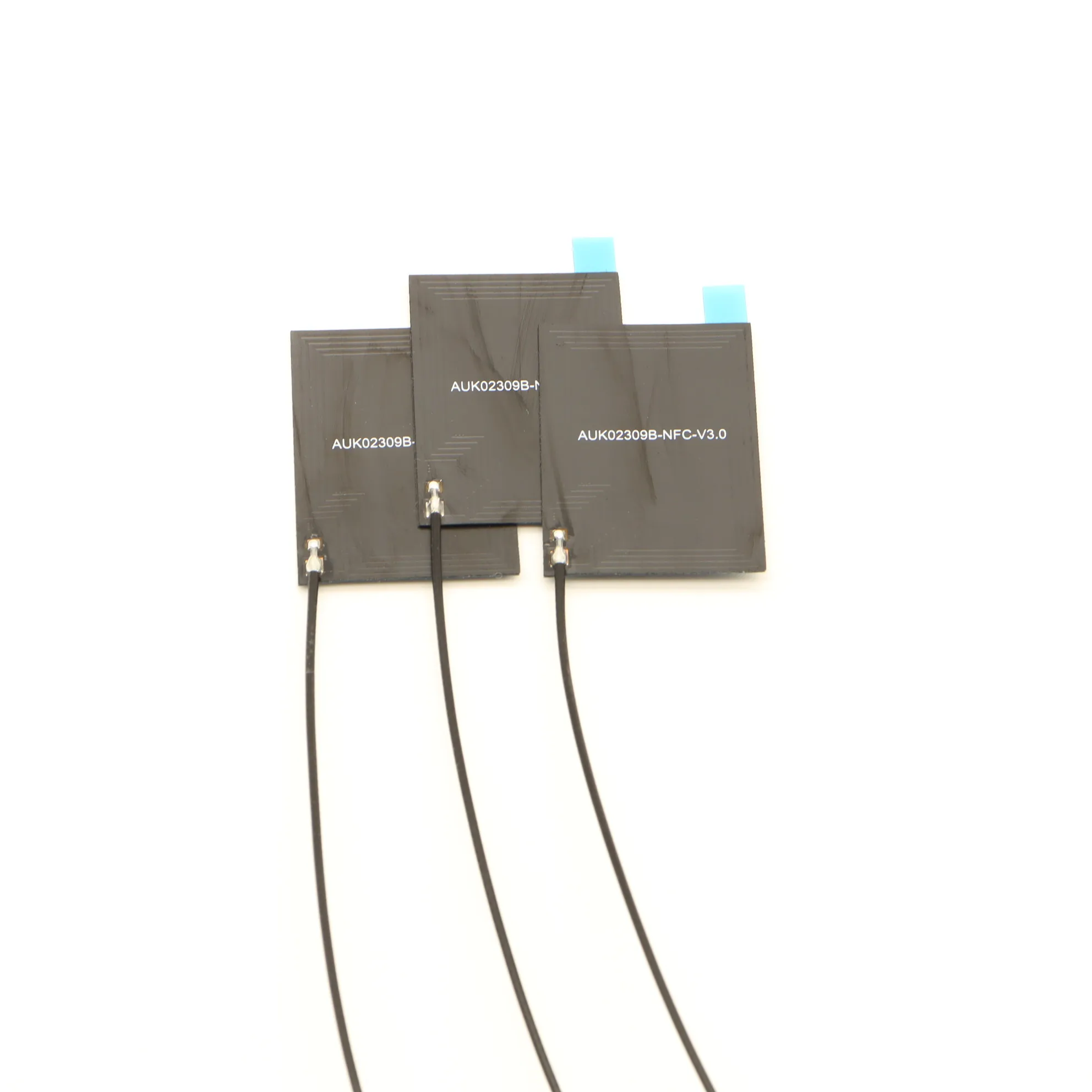 Customized 13.56MHz 40*10mm adhesive Ferrite 3dBi gain internal NFC antenna