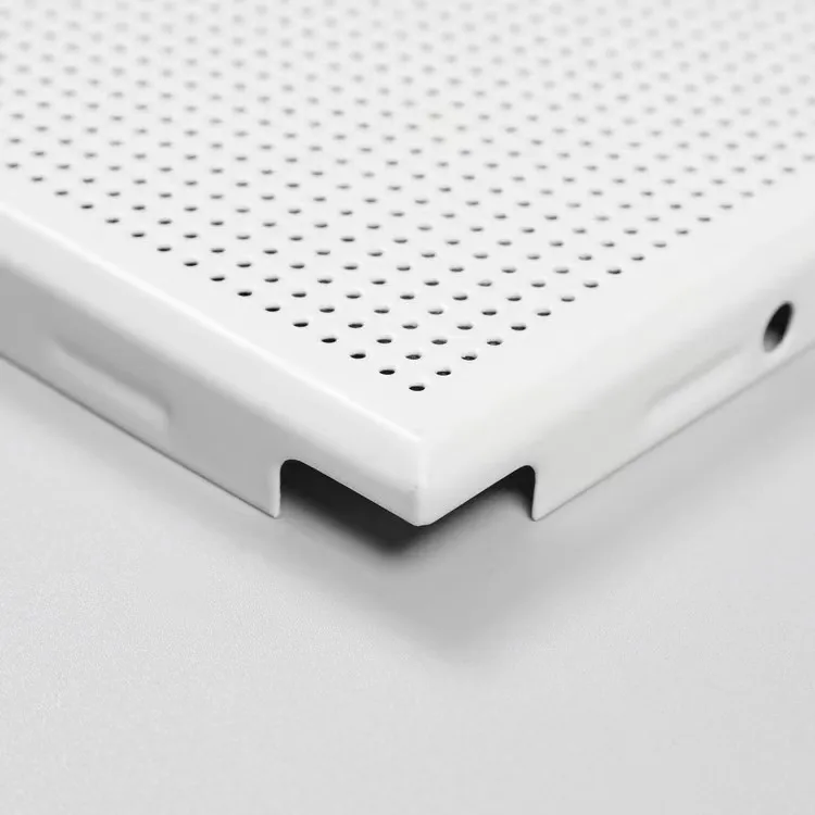 60*60 White Powder Coating Square CN;GUA Factory Price Aluminum Alloy Sound-absorbing Metal Ceiling Artistic Waterproof DL-01