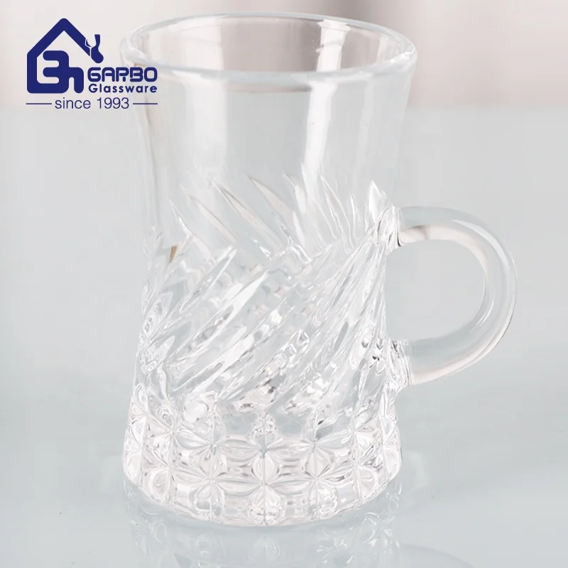 Factory wholesale foam gift box pack 2oz tea cup set 36pcs 60cc glass cawa cup for Moroccan Arabic Tea Serving Turkish Cawa CUp