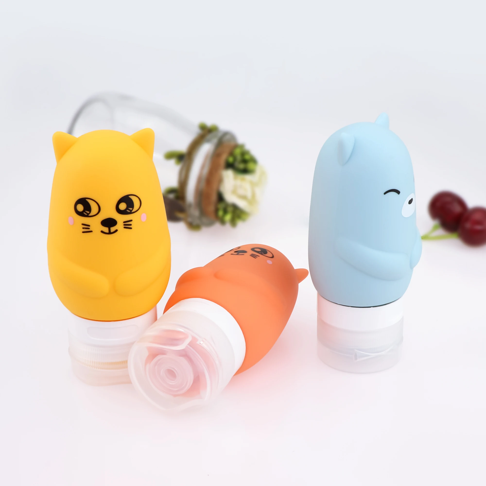 Amazon Top Sale BPA Free Refillable Leak Proof Travel Tube Bottle Silicone Travel Kits