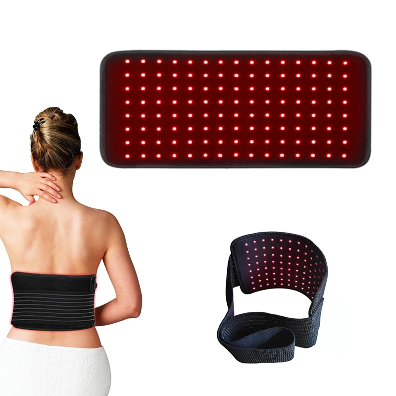 Fat Burning Body Sliming LED Shoulder Wrap 660nm 635nm 850nm Infrared LED Therapy Pads Mat Red Light Theray Belt