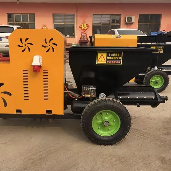 Cement Plaster Paint Putty Spraying Portable Mortar Putty Spraying Cement Grouting Sprayer