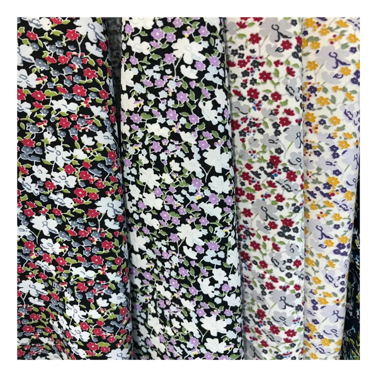 New Style Floral Printed Chiffon Hijab Premium Pearl Bubble Crepe Scarf Stylish Women Flower Print Scarves Shawls Wraps