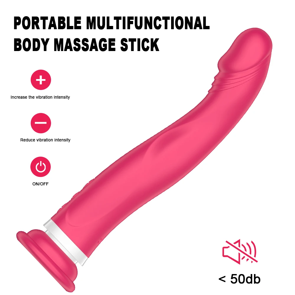 Customizable Strong Suction Cup 10 Vibration Modes Realistic Women Vibrating Dildos Vaginal Massage Wand Vibrator