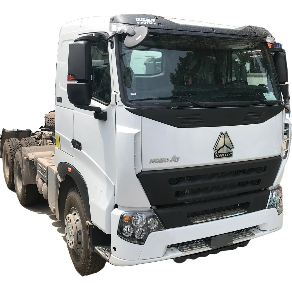 420hp HOWO A7  6X4 Tractor Trailer Head Truck with tire 315/80R22.5