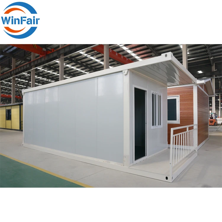 WinFair Custom High Quality Folding Homes Prefabricated Office Coffee Fold Out  Modern Folding Office Prefab Houses