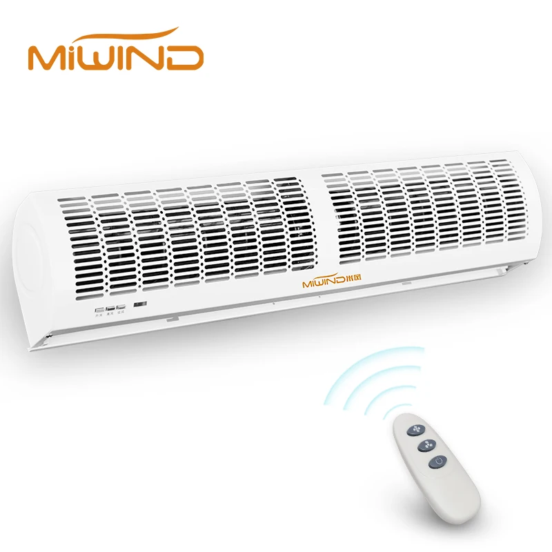 Q-Air Curtain White & Black Color For Door Ventilation For Shopping Mall Door