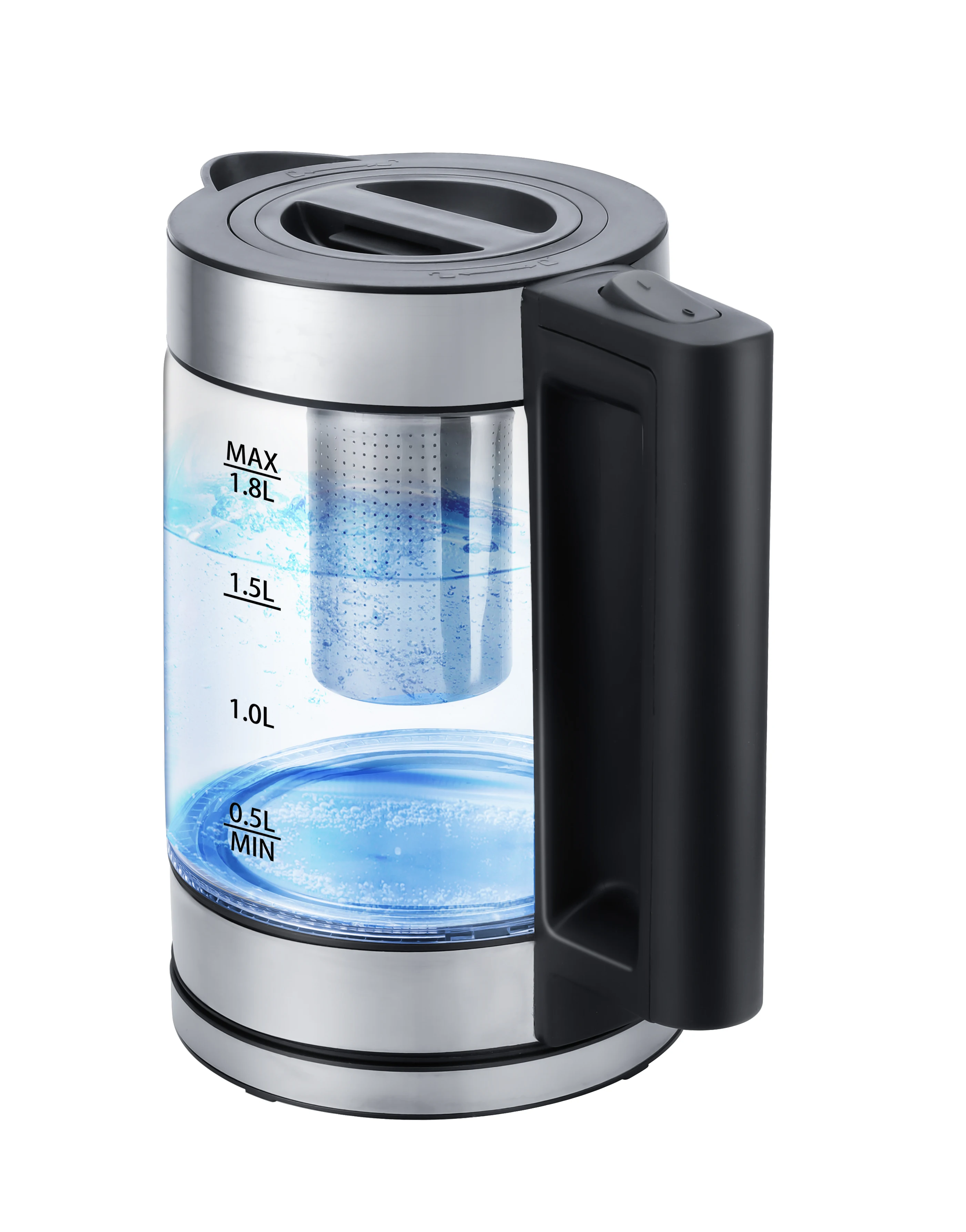 lianjiang pyrex clear glass transparent 1.8l  electric kettle  jug price household manufacturers