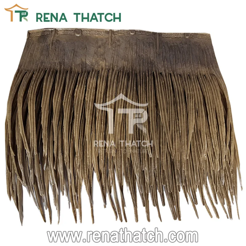 Synthetic artificial coconut tree leaf