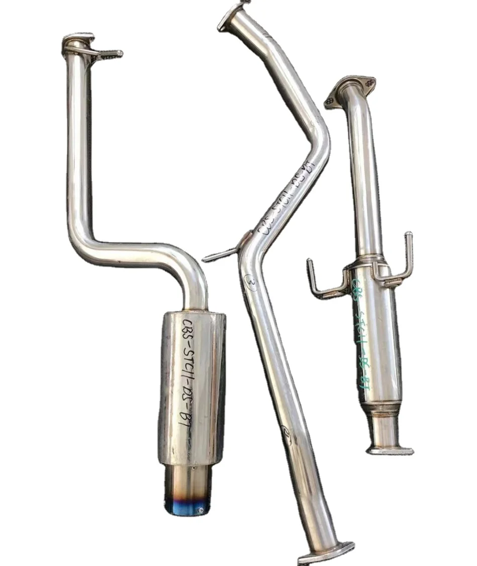 Drift Spec Catback Exhaust Muffler Burnt Tip For 11-16 Scion tC Catback