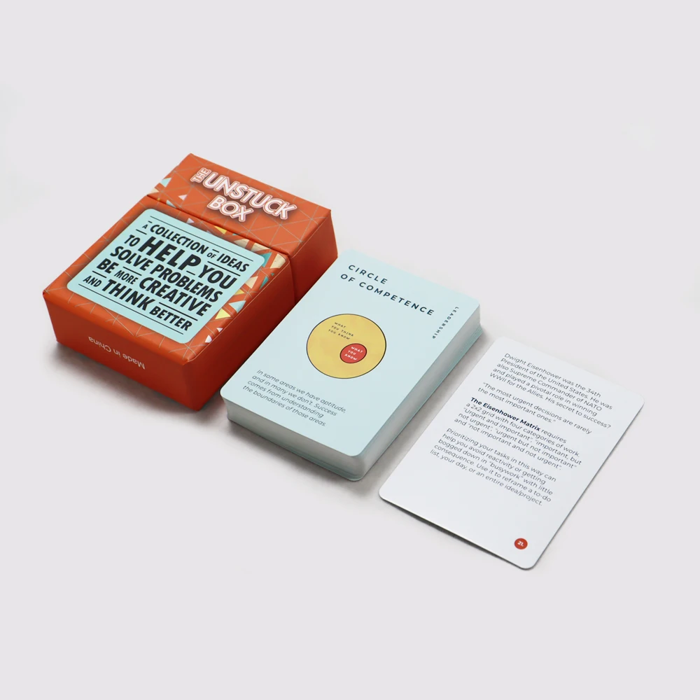 customization high quality adult question card game printed fun icebreaker questions trust building cards games