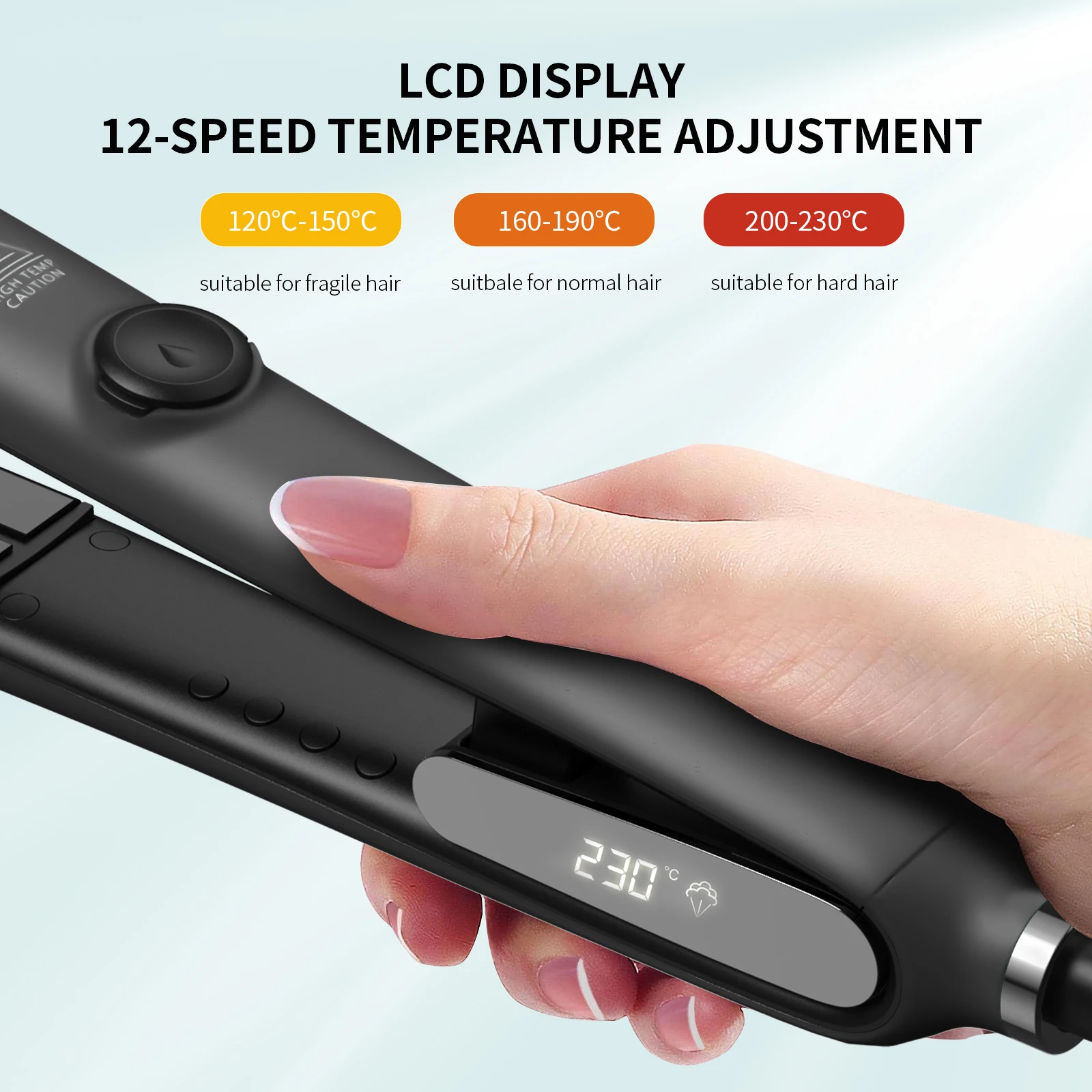 Five Plus Hot Sale Hair Keratin Steampod Vapor Professional Steam Hair Straightener Infrared Flat Iron Hair Straightening Irons