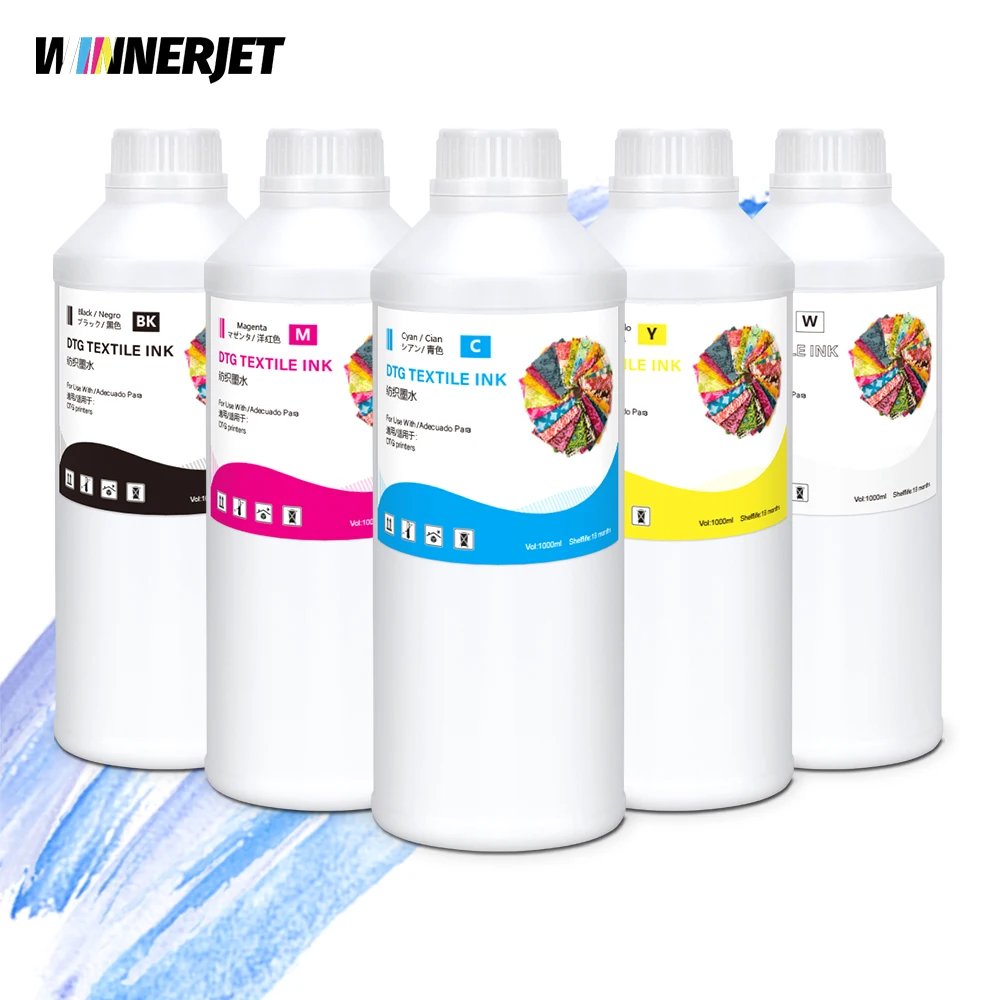 DTG printer Ink New Product textile pigment ink 1000ml For EPSON DX5 DX7 R330 1390 1400 R1900 R2000