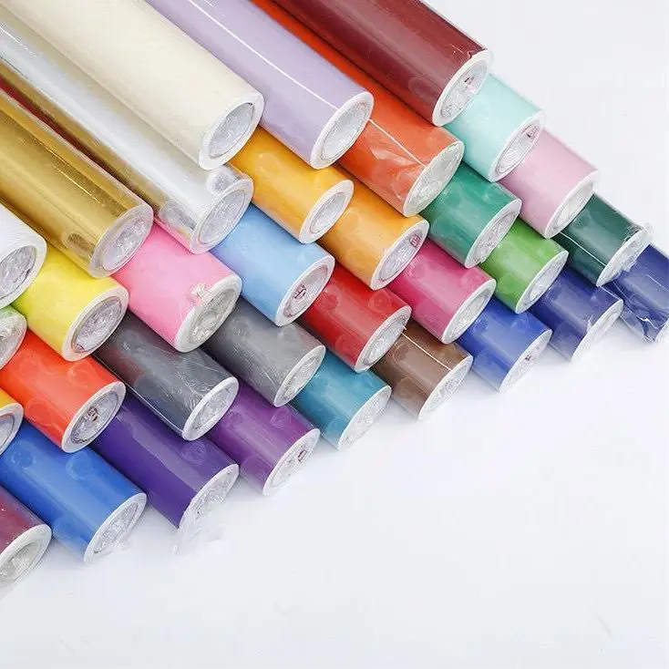 Factory Cheap Prices Matte Full Color Sticker Cutting Self Adhesive Vinyl Rolls Color Cutting Vinyl Roll For Cutting Plotter