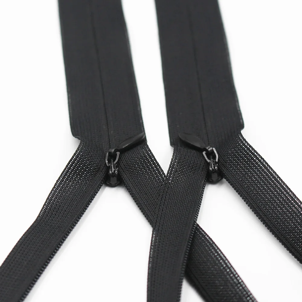 Wholesale factory 3rd 20CM black invisible zipper