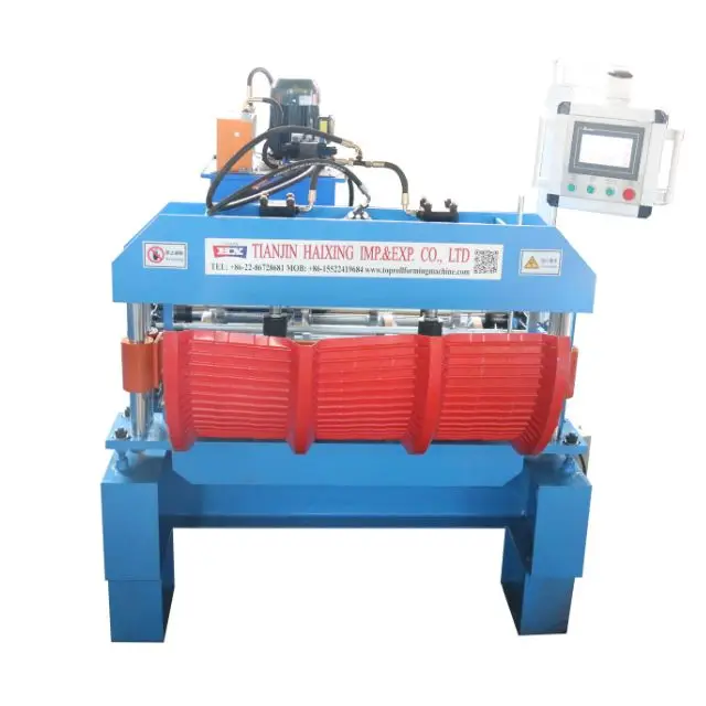 Arc roof metal sheet roll forming aluminum curving machine