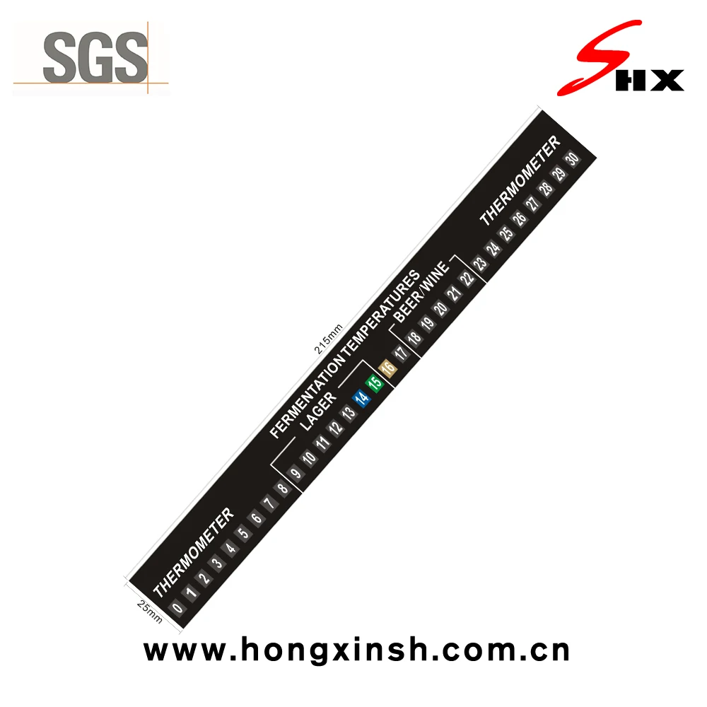 
0-30C fermentation temperature LCD thermometer sticker strip 