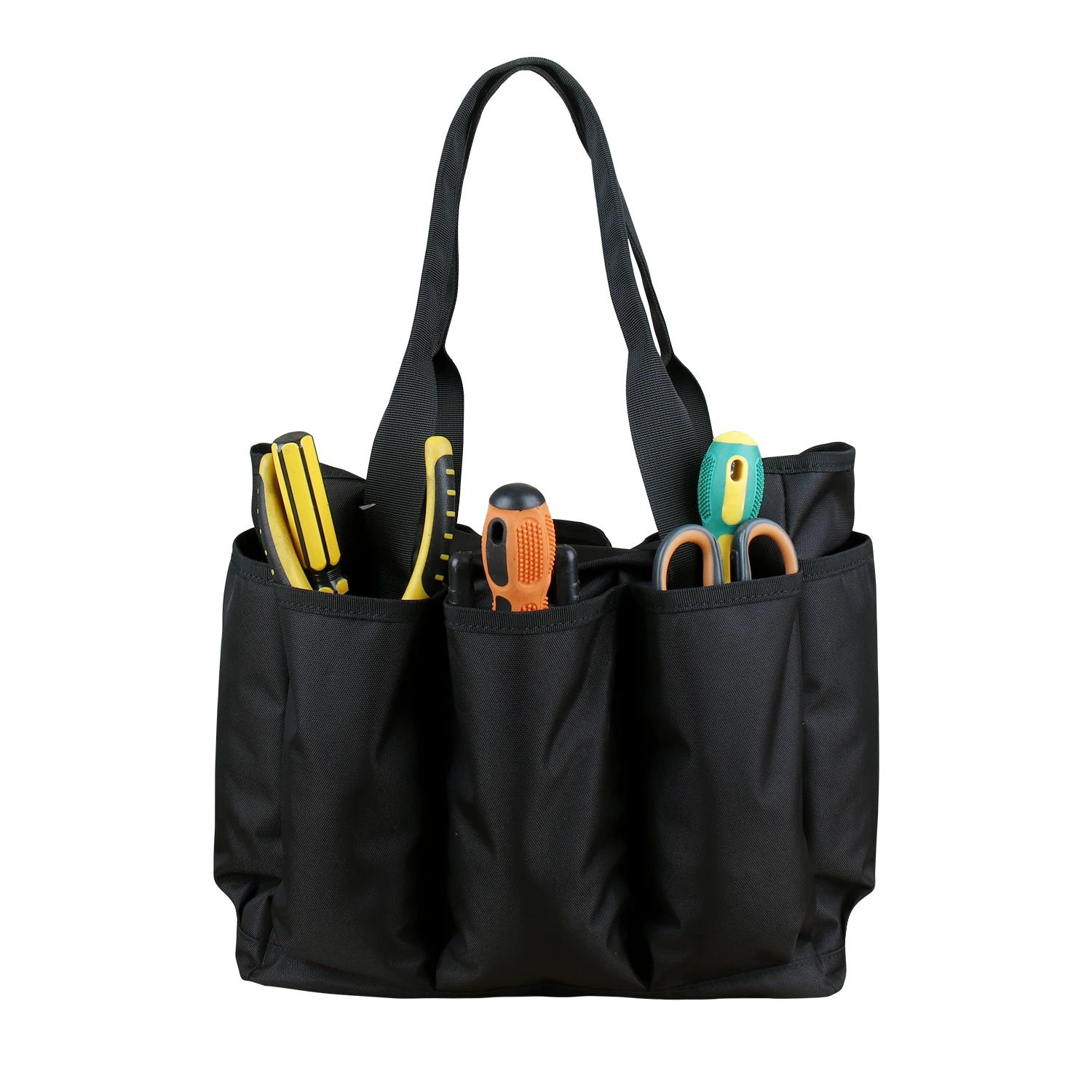 
Waterproof Heavy Duty Custom Logo Large Capacity Nylon Garden Tool Set Tote Bag 