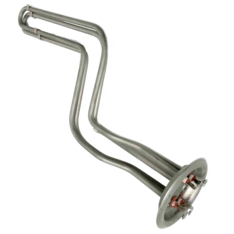 Superior Quality Stainless Steel Electric Heating Element 220V 2KW Electric Heating Pipe with Temperature Probe with Flange