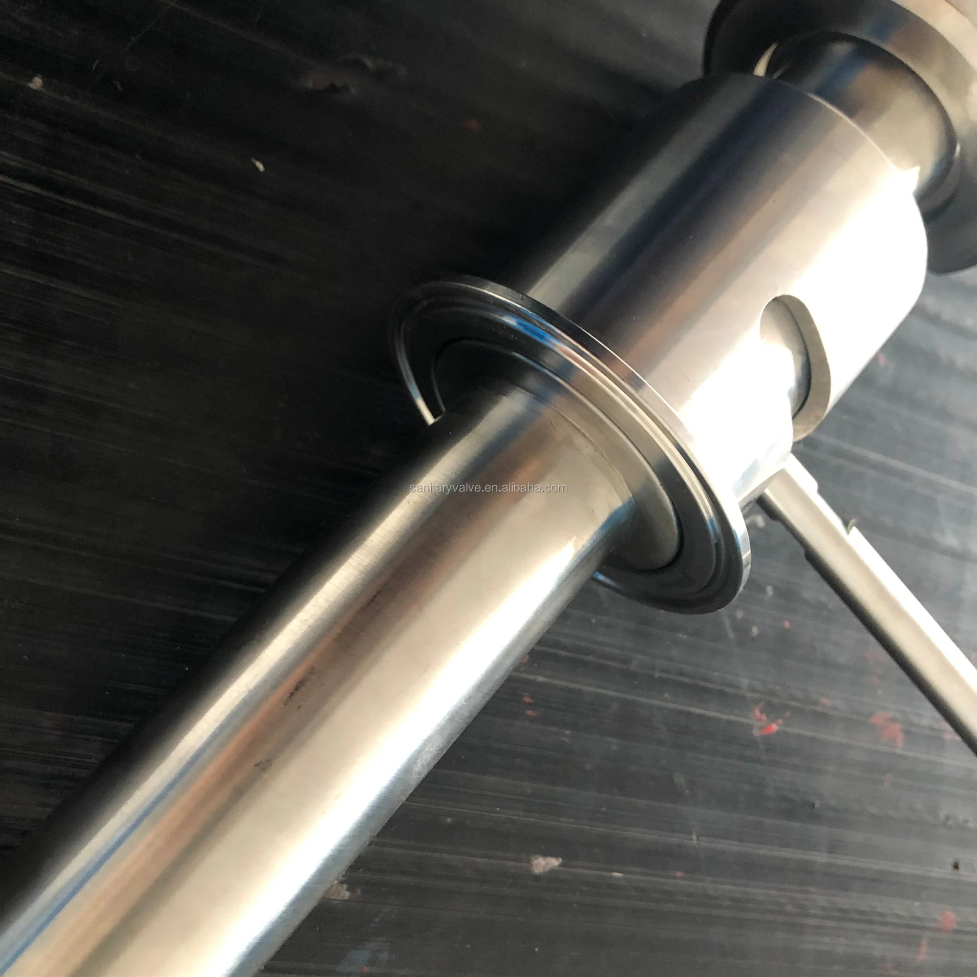 Sanitary Stainless Steel Rotating Fermenter Racking Arm with DIN11851 Fittings