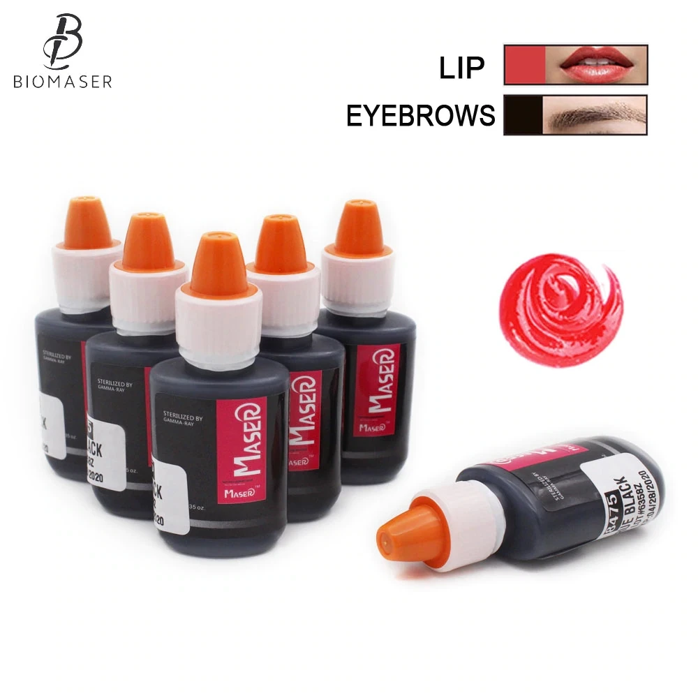 Biomaser micro pigments for permanent makeup,professional PMU pigment supply