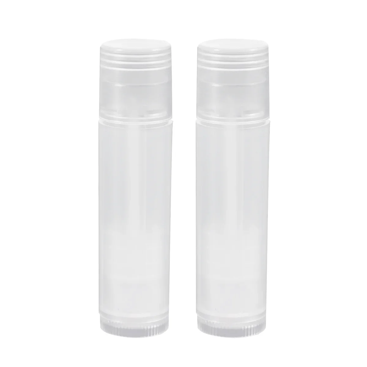 Factory Wholesale 5g Lip Balm Container Colorful Plastic Lipstick Tube Cosmetic Packaging PP Screw Cylinder Lotion Labeling
