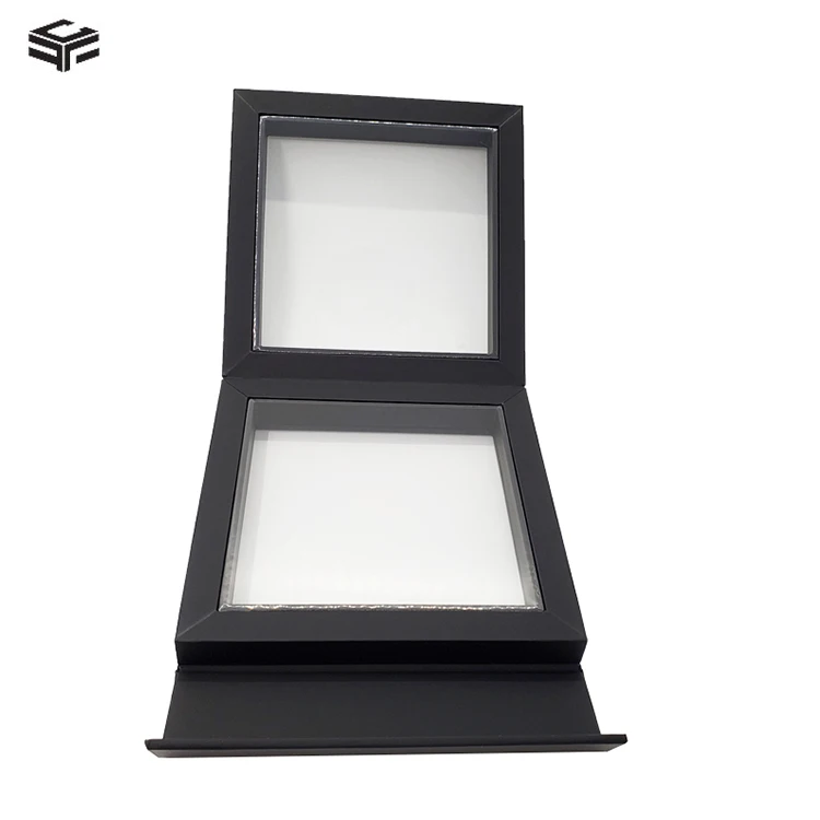 ChuangFu Floating Packing Jewelry Gift Display Frame Membrane Suspension Gem Box with case