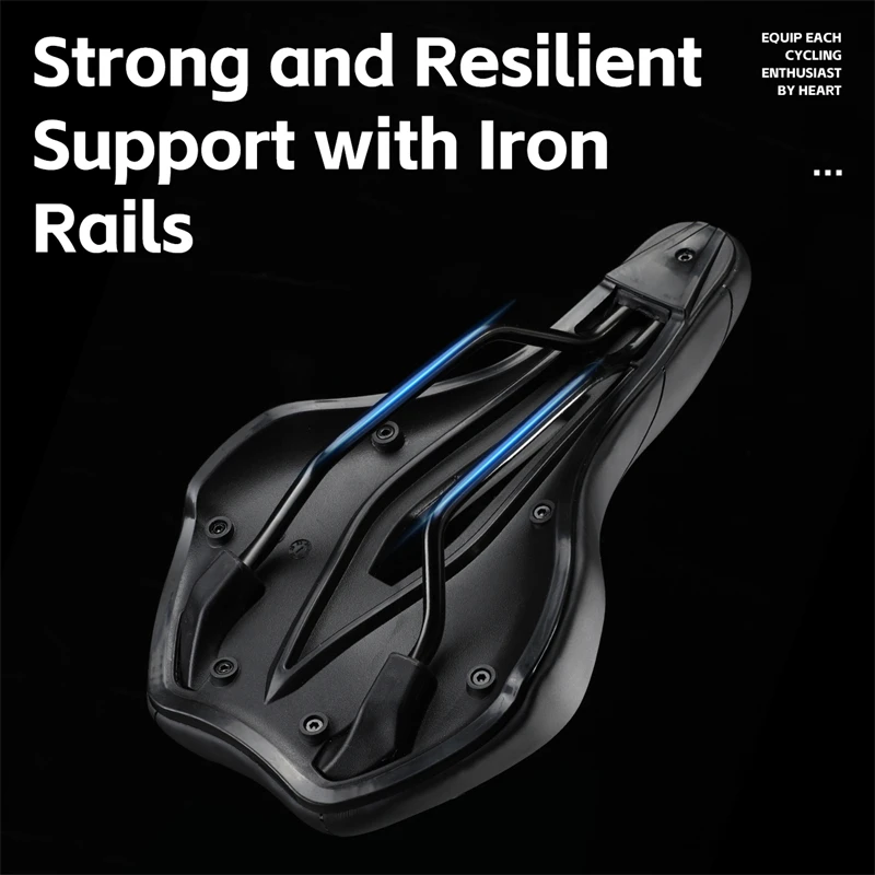 WEST BIKING Sports Comfortable Bicycle Saddle Pu Leather Bike Saddle Hollow Road MTB Bike Saddle Bicycle Accessories