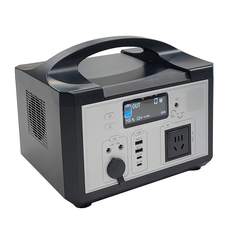 Eu 220v 110v 1000w energy outdoor portable power station 6000 cycle life with solar panel for camping home