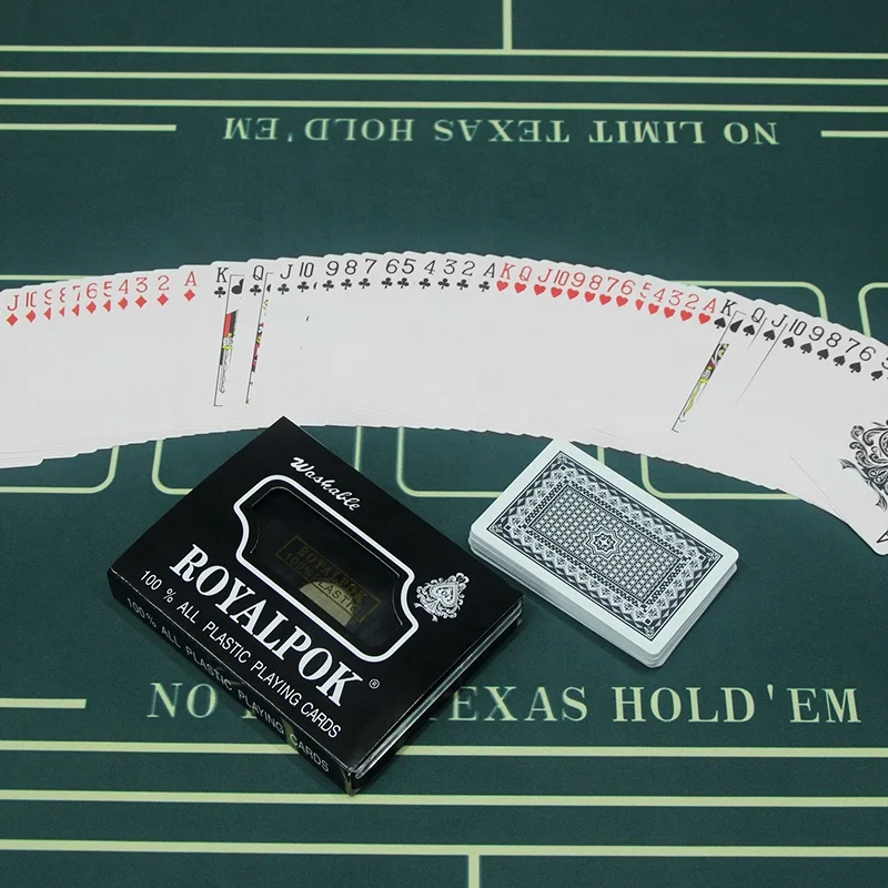 Professional Manufacturer Customized Classic Board Card Game 100% Plastic Playing Poker Cards Double Deck Poker Set