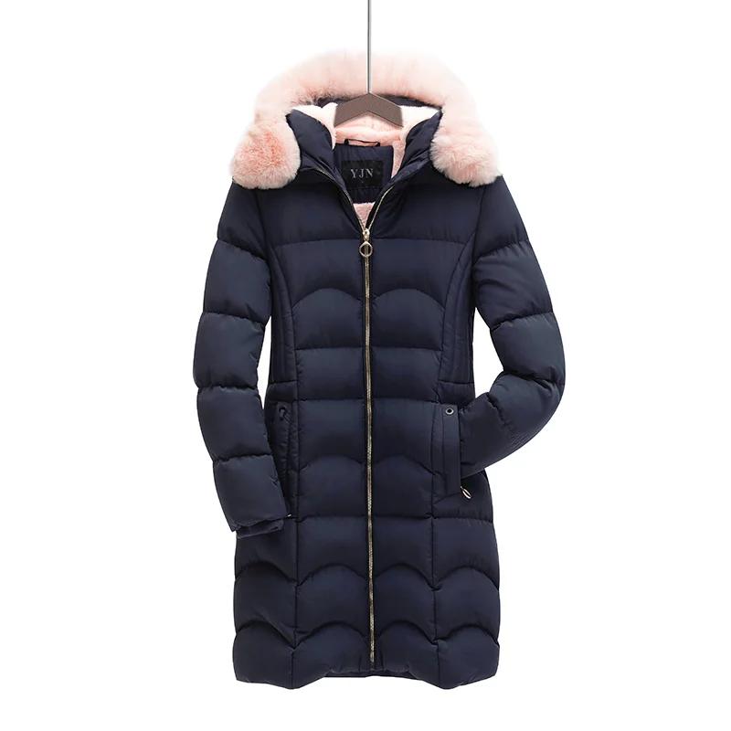 Custom plus size coats faux fur puffer jacket long winter jacket woman fur jackets for women