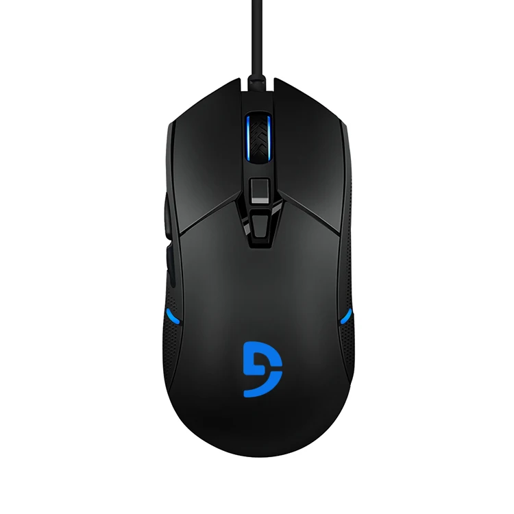 High performance wired game mouse RGB spectrum backlight ergonomic game mouse programmable up to 7200 DPI