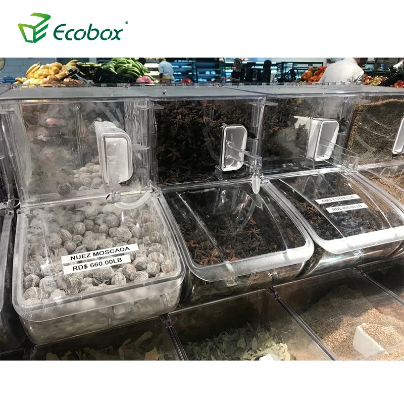 Ecobox корзина для сухих продуктов конфет орехов кофейных зерен семена порошка розничного