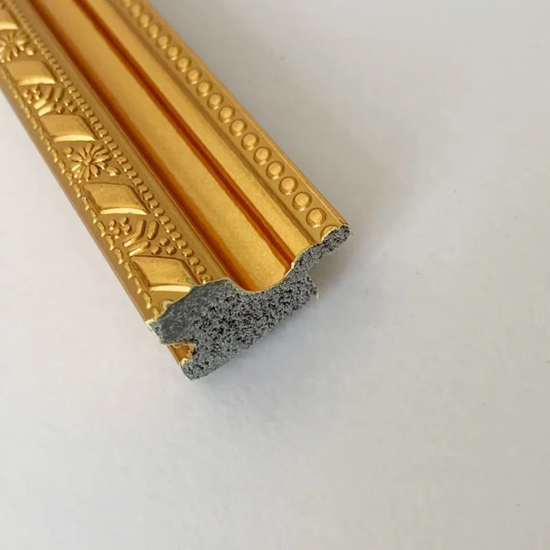 Ruilin factory wholesale high quality golden PS frame moulding