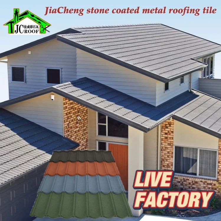 
 Яркая черепица с каменным покрытием Bond Telhados, терракотовый металл черного и серого цвета, металлическая черепица в Нигерии  