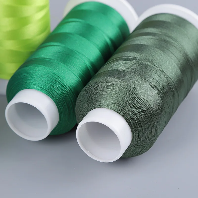 Factory Price 120d/2 150D/2 5000m Polyester Filament High Speed Computer Embroidery Thread