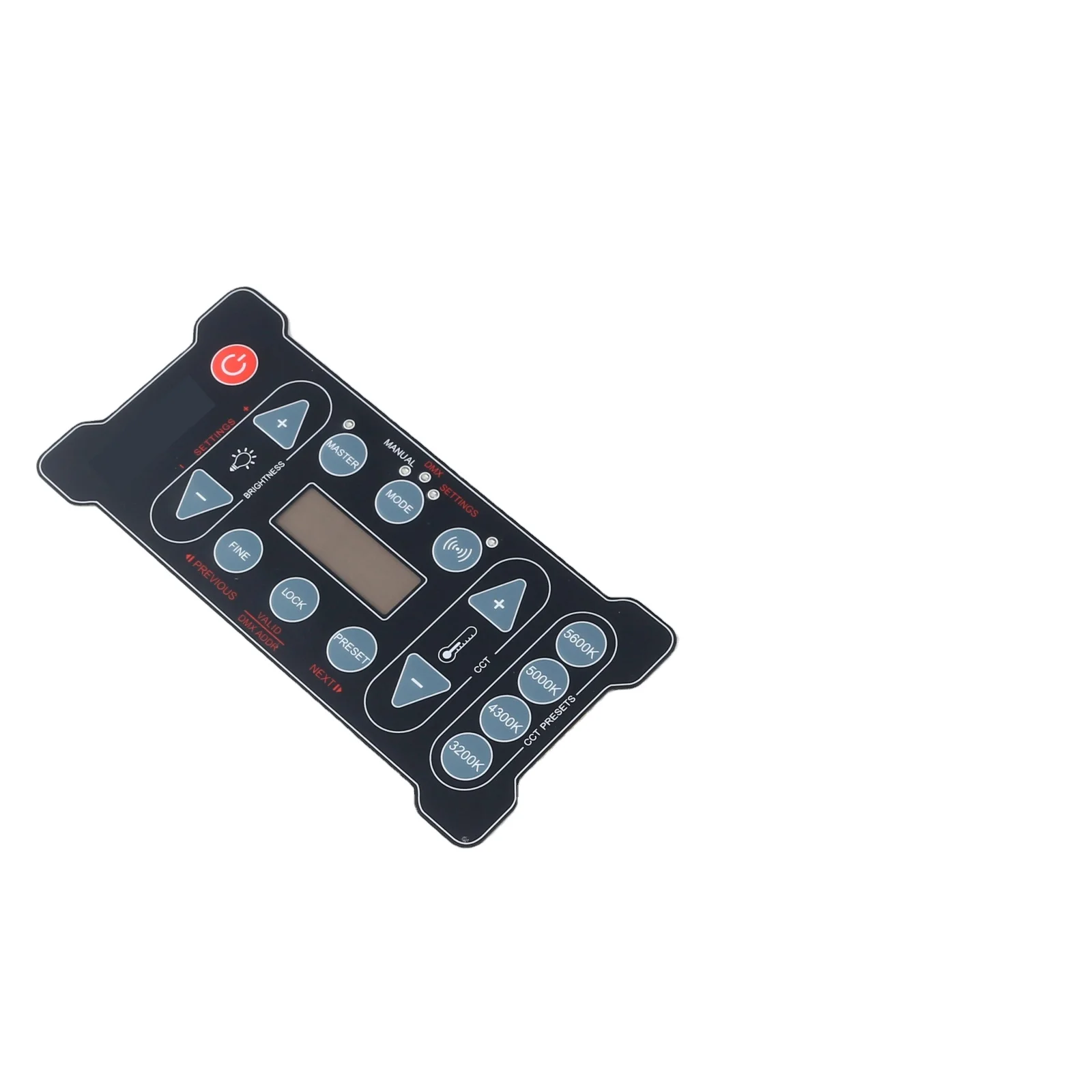 12 Keys Manufacturer Control keypad with LED backlit Factory price Waterproof Metal Dome  Stainless steel plate Control panel