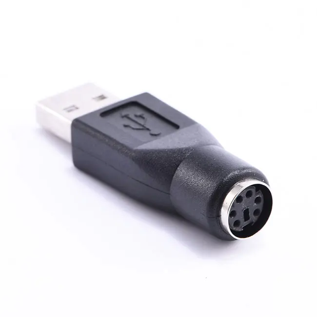 USB 2 0 A папа к PS2 мама адаптеры Конвертер Разъем для ПК компьютера клавиатуры