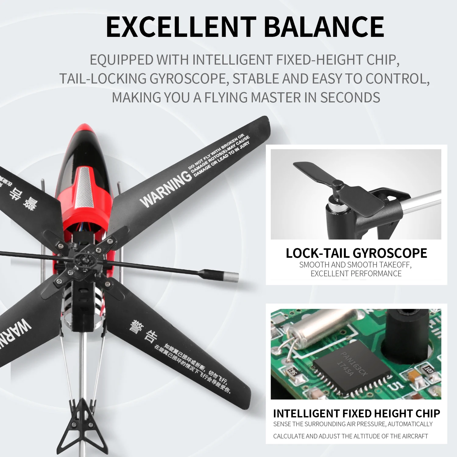 Профессиональный Дрон-вертолет DWI Dowellin elicottero с дистанционным управлением и длительным временем полета